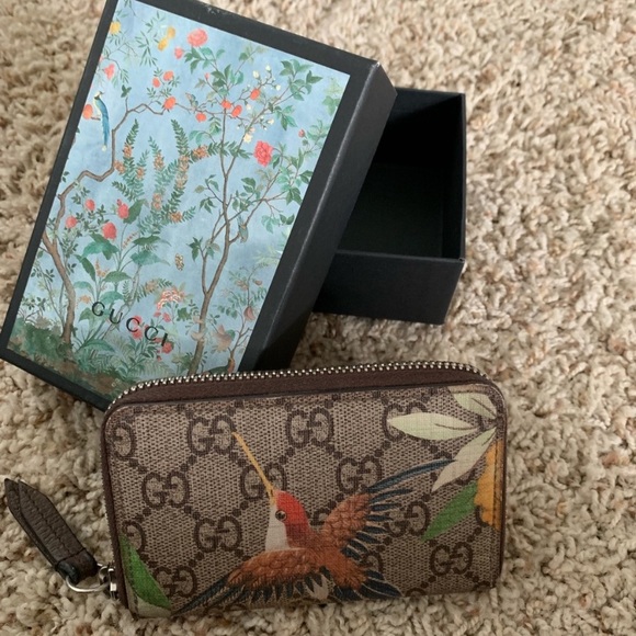 gucci hummingbird wallet